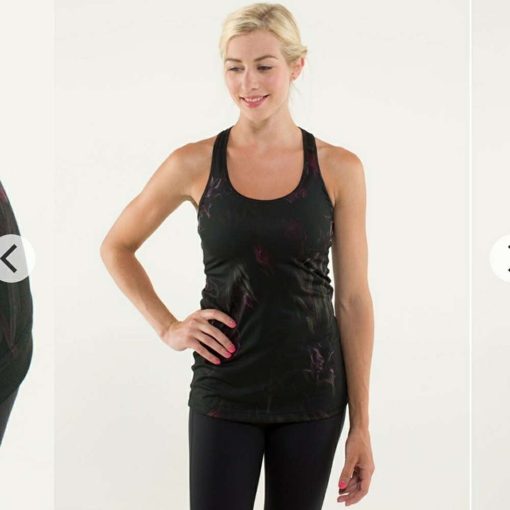 RARE Lululemon Cool Racerback Midnight Iris Multi
